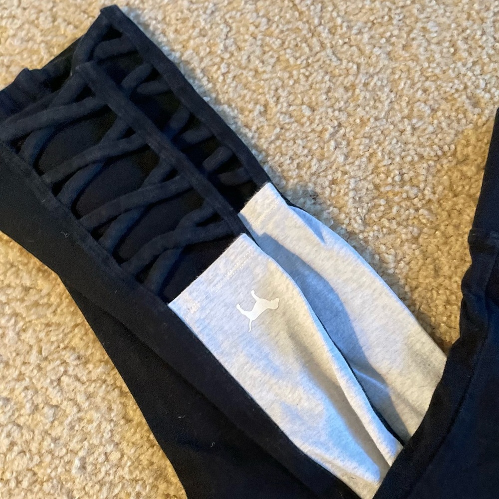 Victoria's Secret Black and White Leggings - Picture 2 of 4